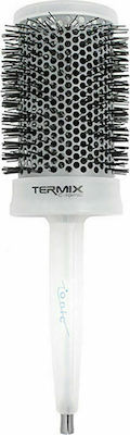 Termix Ceramic Ionic Brush Hair for Straightening White 60mm