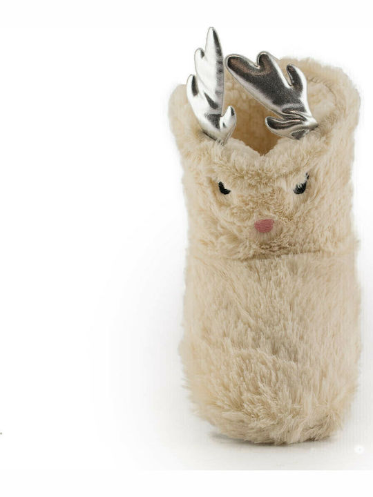 Kids Slippers Boots Beige