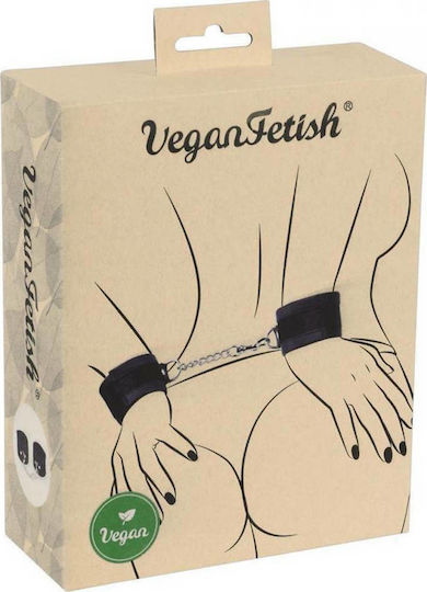 Vegan Fetish Vegan Fetish Handcuffs Handschellen in Schwarz Farbe