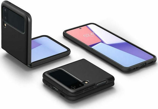 Spigen Thin Fit Umschlag Rückseite Kunststoff 1.55mm Schwarz (Galaxy Z Flip3 5G)