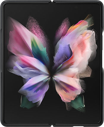 Samsung Leather Cover Back Cover Leather Black (Galaxy Z Fold 3)