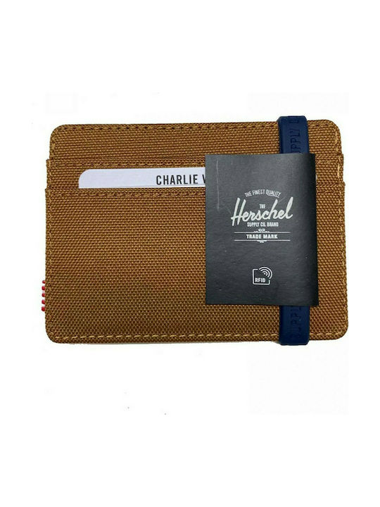 Herschel Charlie Men's Card Wallet Tabac Brown