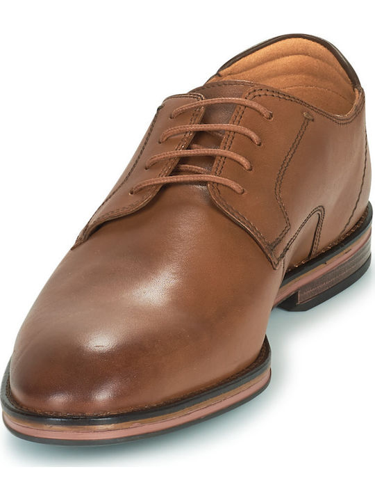 Derbies Citistridewalk Δερμάτινα Ανδρικά Σκαρπίνια Καφέ