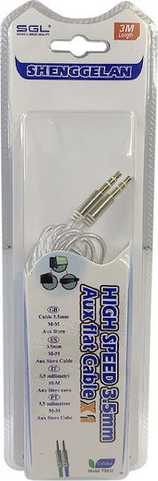 SGL Cablu Audio 3,5 Mm Male - 3,5 Mm Male Alb 5m DRI027017569