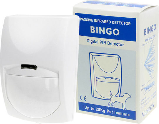 Vidicon Bingo PET Wired Infrared Motion Sensor