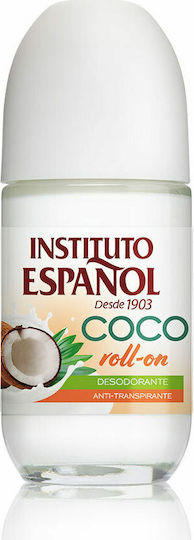 Instituto Espanol Coco Deodorant Anti-transpirant Deodorante Roll-On 75ml