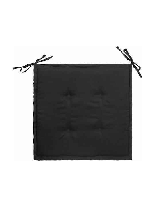 vidaXL Garden Chair Cushion Black 4pcs 50x50cm.