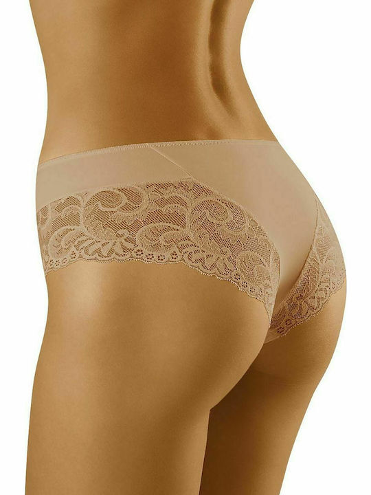 Wolbar Cara Women's Boxer with Lace Beige 127443