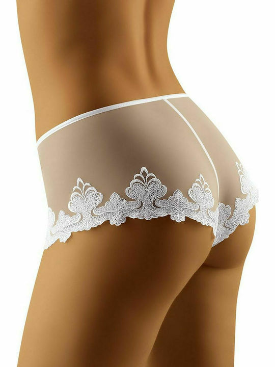 Wolbar Saha Women's Boxer with Lace White 127473