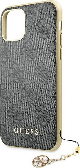 Guess Charms Collection Umschlag Rückseite Kunststoff Gray (iPhone 11)