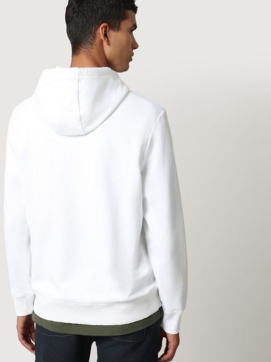 Napapijri Balis Men's Hooded Sweatshirt Bright White