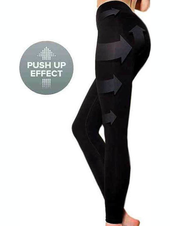 Punto Training Γυναικείο Μακρύ Κολάν Σύσφιξης Push Up Μαύρο