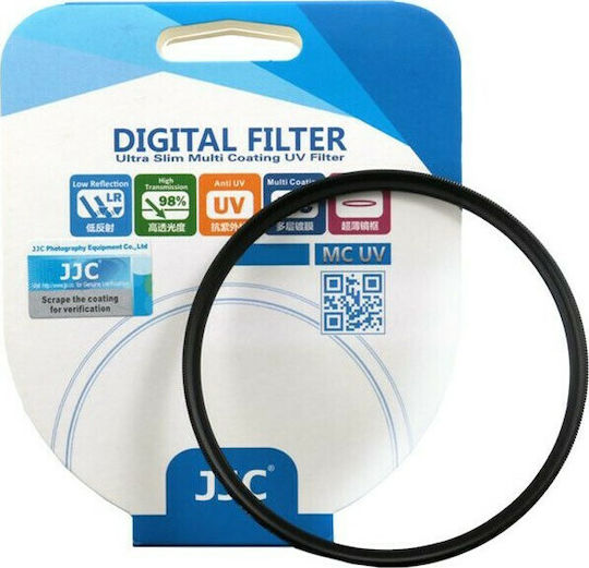 JJC A Ultra Slim Multi-Coated Lens Filter UV Diameter 58mm with MC Coating (Multi-Coated) for Camera Lenses