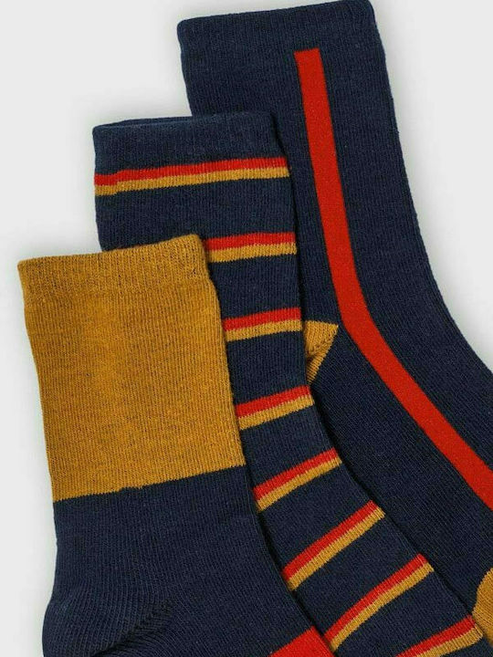 Mayoral Boys 3 Pack Knee-High Socks Brown