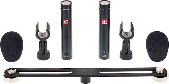 SE Electronics SE8 Omni Set Kondensator (Kleine Membran) Mikrofon XLR Stoßmontiert für Gesang Stereo-Set