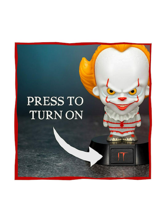 Paladone Παιδικό Διακοσμητικό Φωτιστικό IT Pennywise Icon Πορτοκαλί