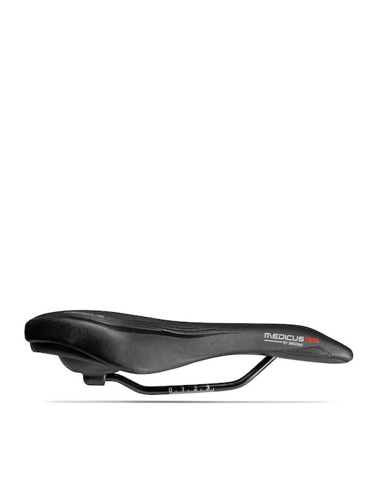 Wittkop Medicus Twin 4.0 Black Bicycle Saddle With Gel 270 x 170 mm