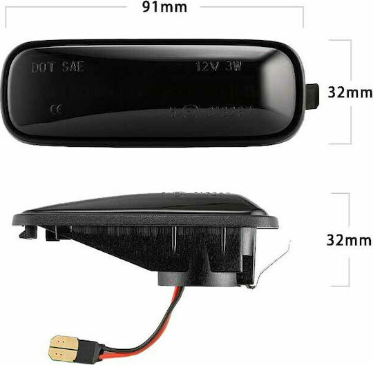 Flash Lumini LED pentru Honda Civic / Preludiu 2buc