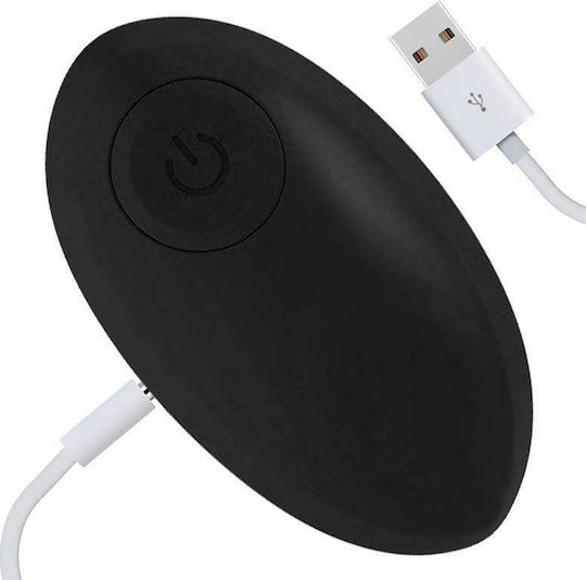 Tardenoche Brett Prostate Massager Remote Control USB Liquid Silicone Analvibrator mit kabelloser Funktion Schwarz