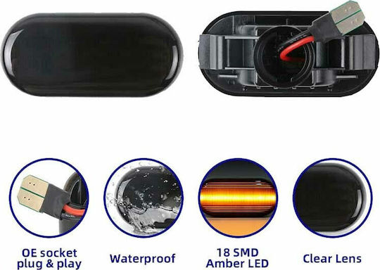 Φλας Led για Nissan Micra / Navara / Pathfinder / Qashqai / X-Trail 2τμχ
