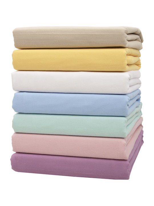 Viopros Flannel Swaddle Blanket Light Blue 80x80cm 2 Pieces