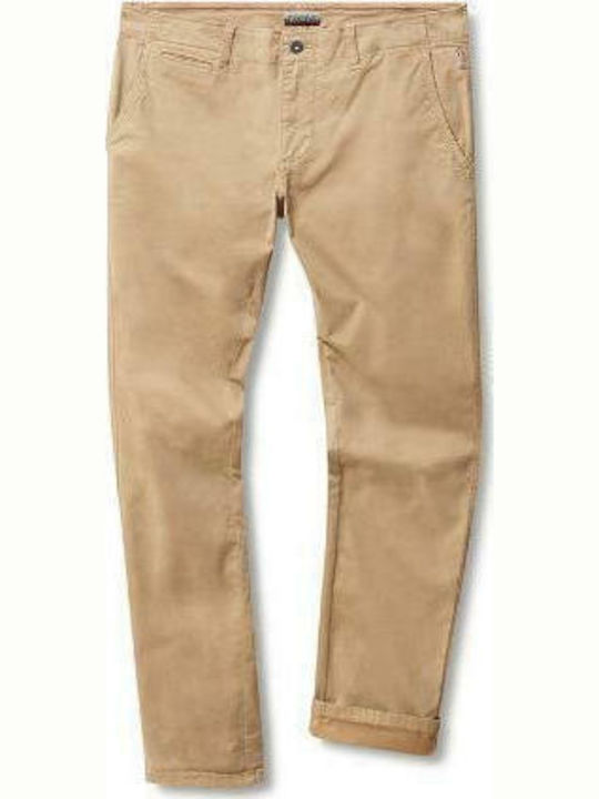 Mana Stretch S 1 Trousers Chino in Slim Fit Beige