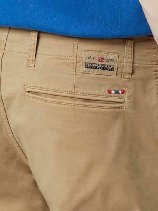 Mana Stretch S 1 Trousers Chino in Slim Fit Beige