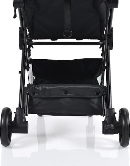 Cangaroo Easy Fold Baby Stroller Suitable for Newborn Black 8.2kg