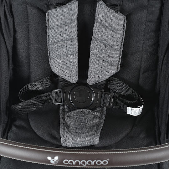 Cangaroo Easy Fold Baby Stroller Suitable for Newborn Gray 108838