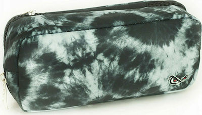 No Fear Tie Dye Pencil Case with 2 Compartments Black