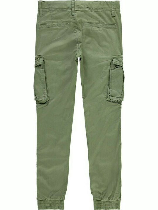 Name It Pantaloni cargo copii din material textil Lichen verde închis