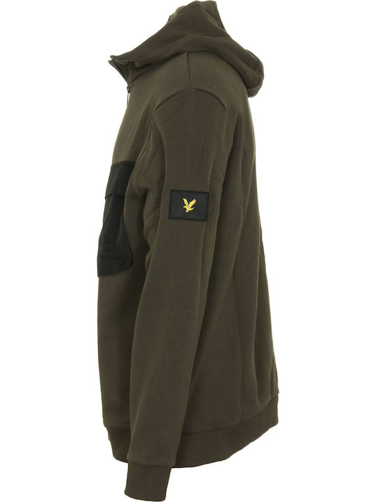 Sweatshirt mit Kapuze Khaki