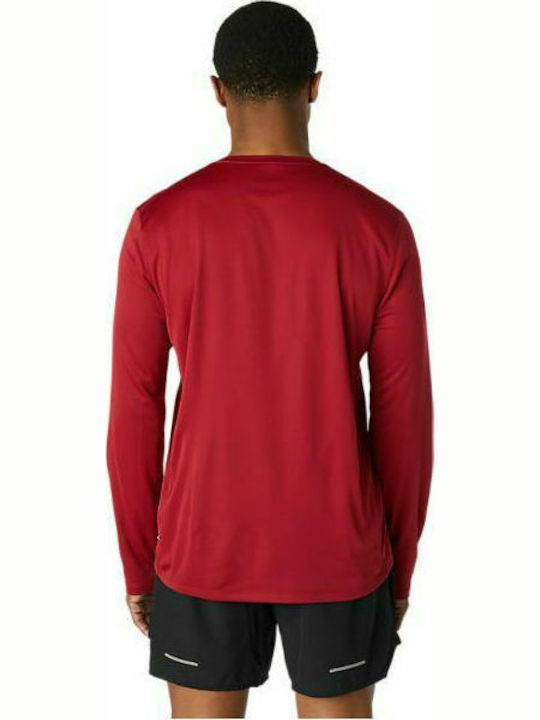 ASICS Katakana Men's Long Sleeve Blouse Red