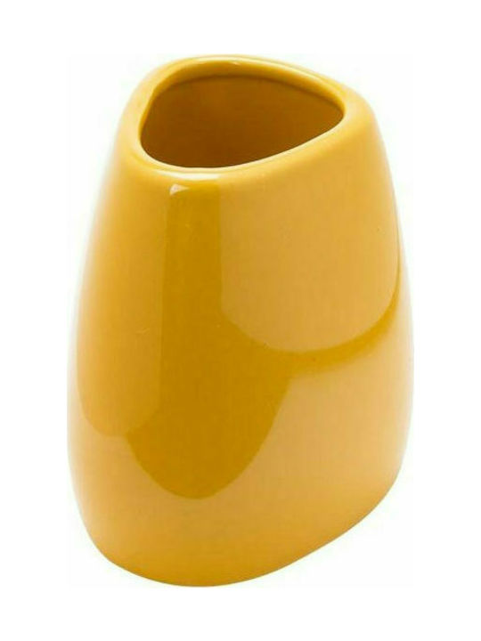 Aria Trade 500052 Ceramic Cup Holder Countertop Yellow