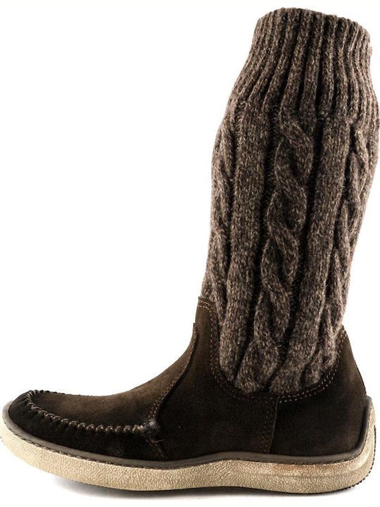 Calvin Klein Women's Boots 12075 Brown