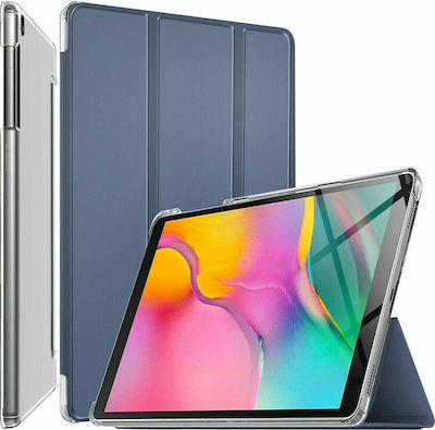 Tri-Fold Flip Cover Piele artificială Albastru (Galaxy Tab S7)
