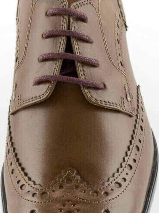 Leder Herren Oxfords Braun