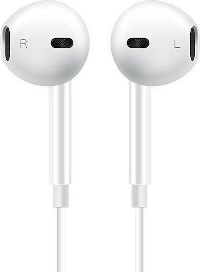 XO S31 Handsfree cu două căști cu mufă 3.5mm Alb