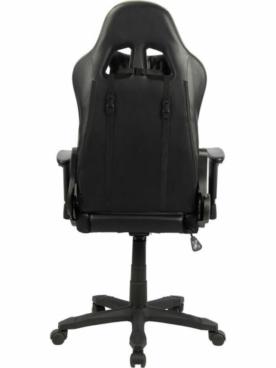 Liberta Gladiator Artificial Leather Gaming Chair with Adjustable Arms Black / Gray