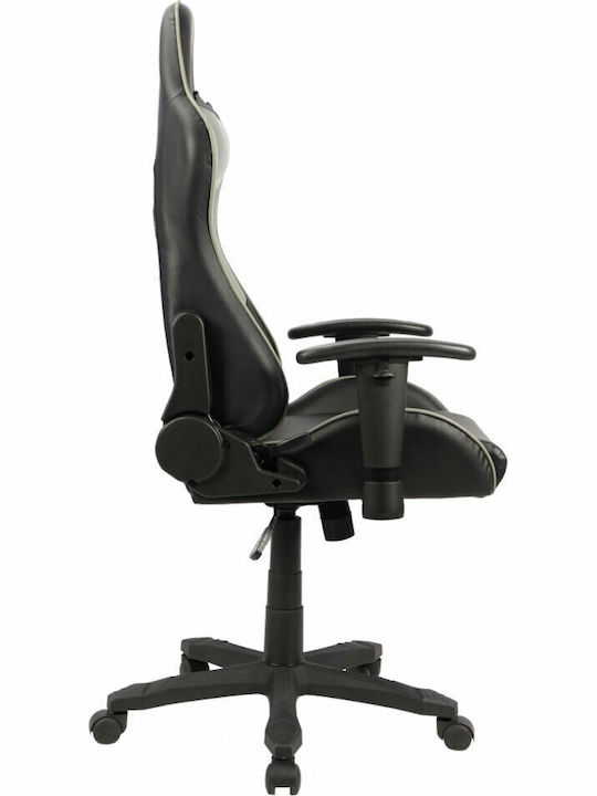 Liberta Gladiator Artificial Leather Gaming Chair with Adjustable Arms Black / Gray