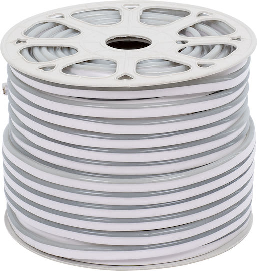 GloboStar Waterproof LED Strip 220V Cold White Light 1m Neon Flex