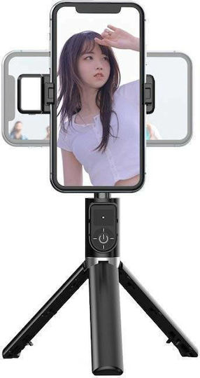 Proda PD-P70S-1 Selfie Stick Trepied Pentru Telefon Mobil Telecomandă Bluetooth Negru