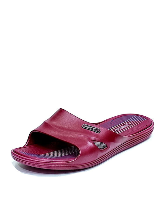 11-321 Slides σε Μπορντό Χρώμα