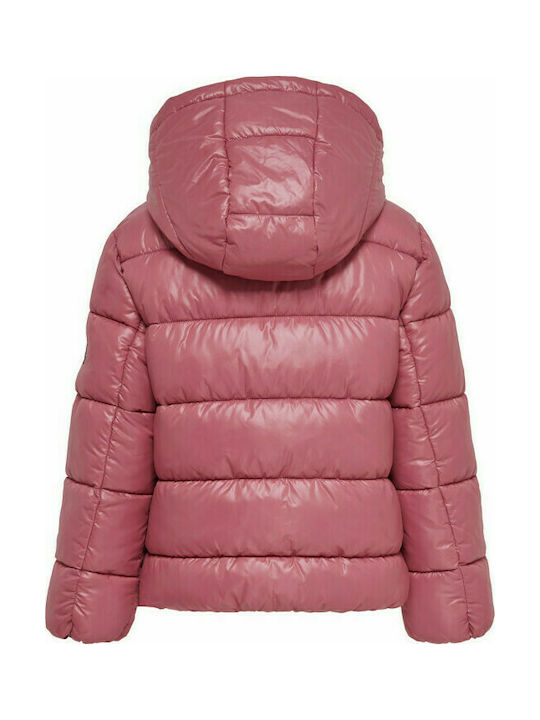 Kids Only Kids Quilted Jacket short Hooded Pink