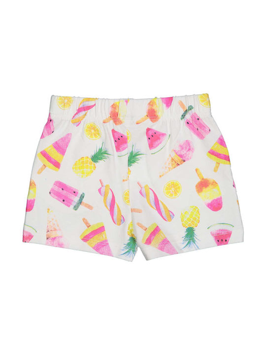 Birba Trybeyond Kids Shorts/Bermuda Fabric Ice Cream White