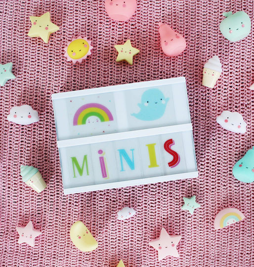 A Little Lovely Company Декорация На Работния Плот Minis Clouds 3 Бройки Бяла