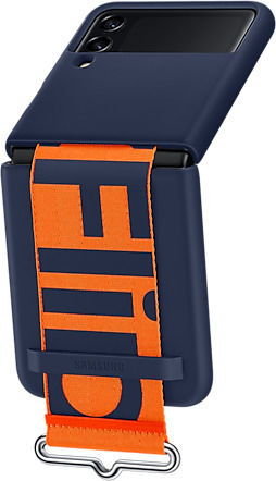 Samsung Задна корица Силикон Тъмносин (Galaxy Z Flip3 5G)