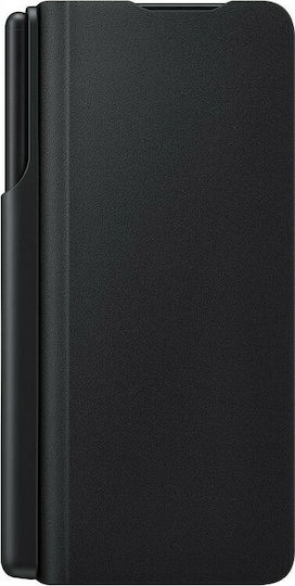Samsung Книга Кожа Черен (Galaxy Z Fold 3)