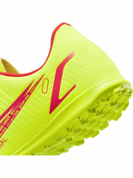 Mercurial Vapor 14 Club TF Kids Soccer Cleats and Shoes Turf Yellow