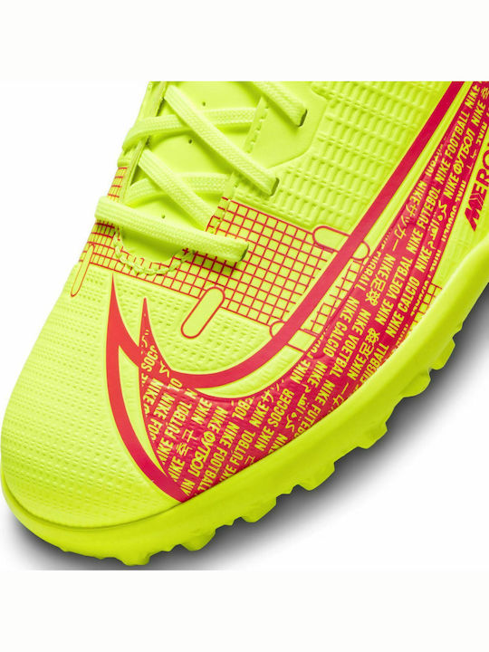 Mercurial Vapor 14 Club TF Παιδικά Ποδοσφαιρικά Παπούτσια με Σχάρα Κίτρινα